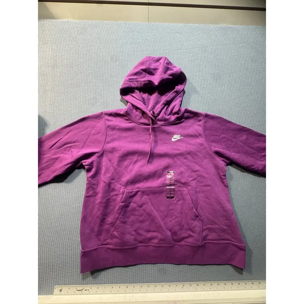 NIKE THERMA-FIT Women Purple Hoodie Sz 0X Brand New‎